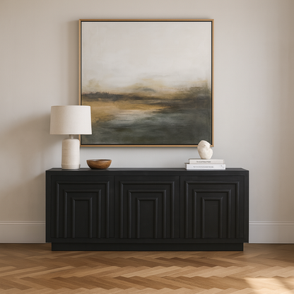 Silas Black Mango Wood Sideboard