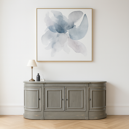 Elden Distressed Grey Mahogany Sideboard