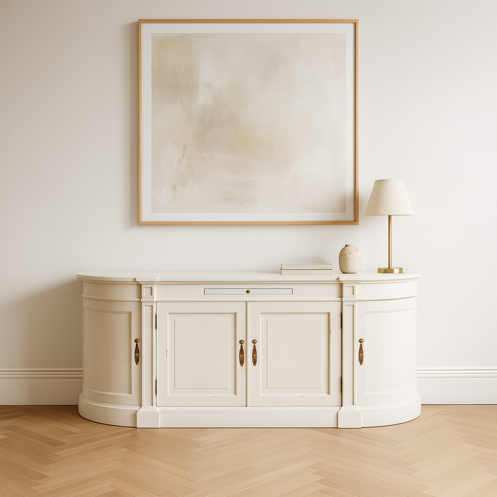 Elden Distressed Mahogany Large Buffet Sideboard