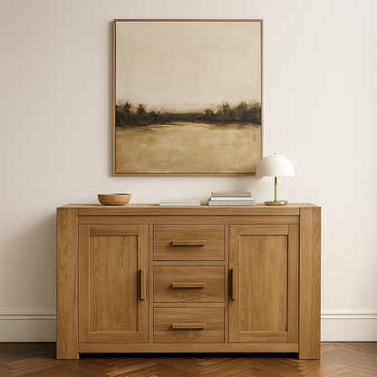 Tiberley Solid Oak Large Sideboard
