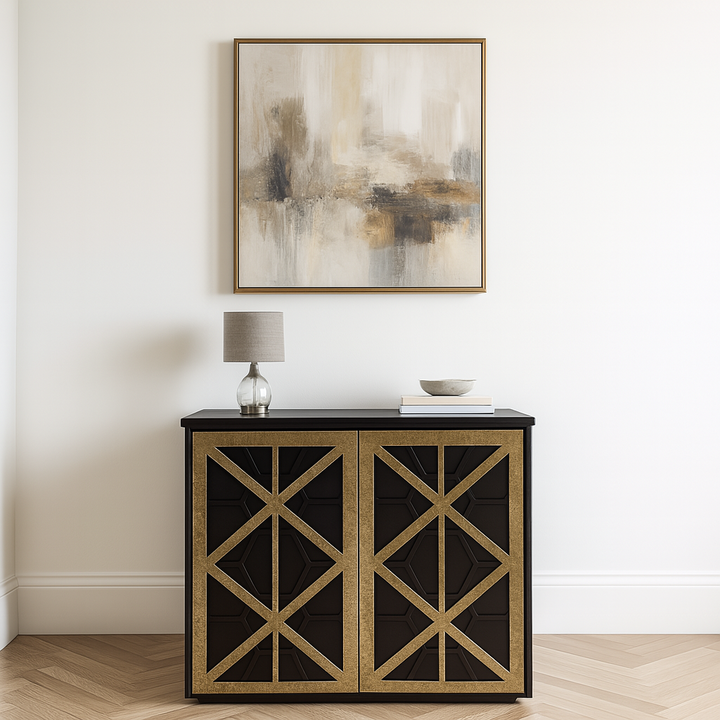 Reeno Fretwork 2 Door Sideboard
