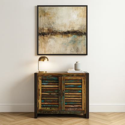 Urban Chic Reclaimed Wood Two-Door Small Sideboard