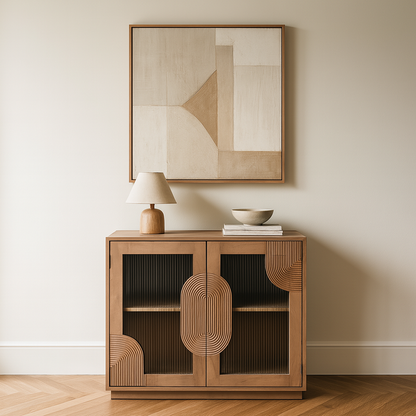 Indus Solid Mango Wood Small Sideboard