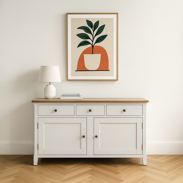 Signature Grey Large Sideboard