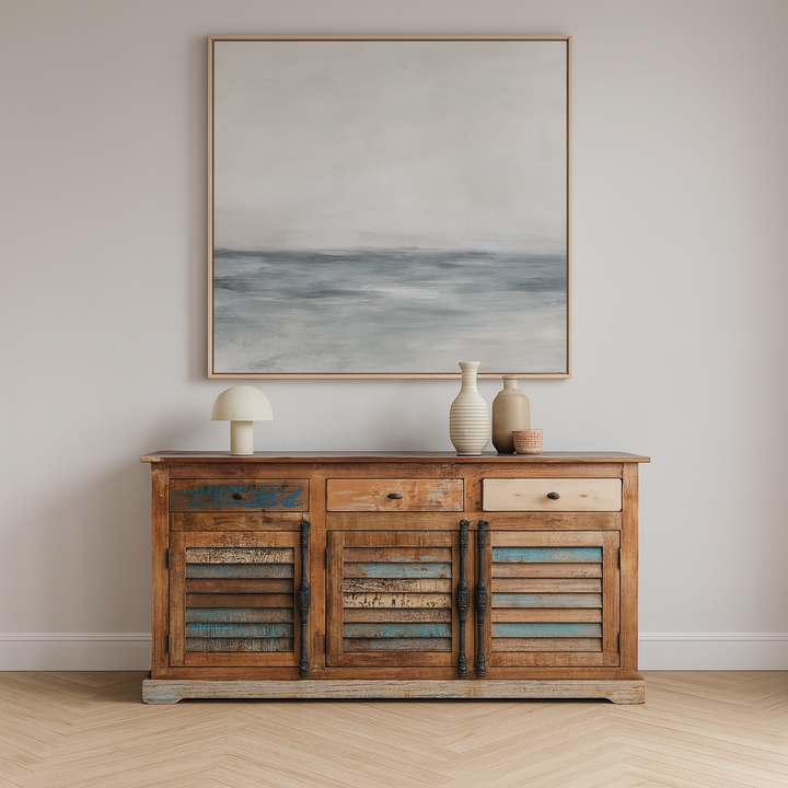Coastal Reclaimed Wood Large Sideboard