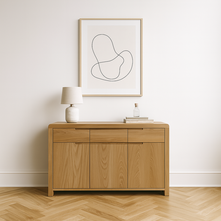 Curve Oak Sideboard