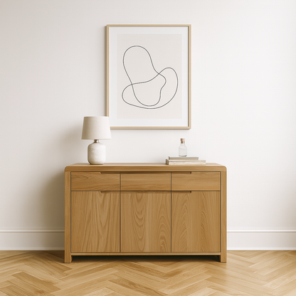 Curve Oak Sideboard