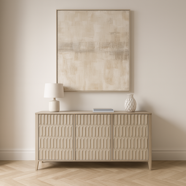 Khao Light Grey Mango Wood Sideboard