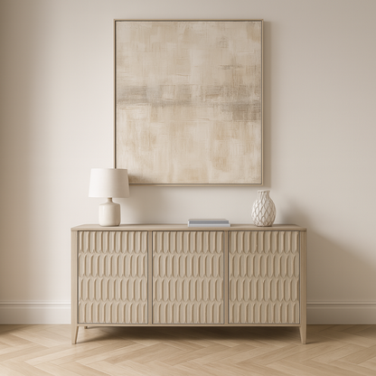 Khao Light Grey Mango Wood Sideboard