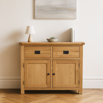 Dewsbury Oak 2 Door 2 Drawer Sideboard