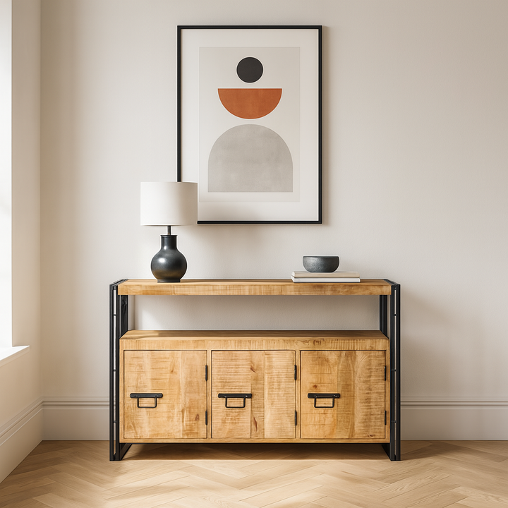 Cosmo Industrial Reclaimed Wood Sideboard