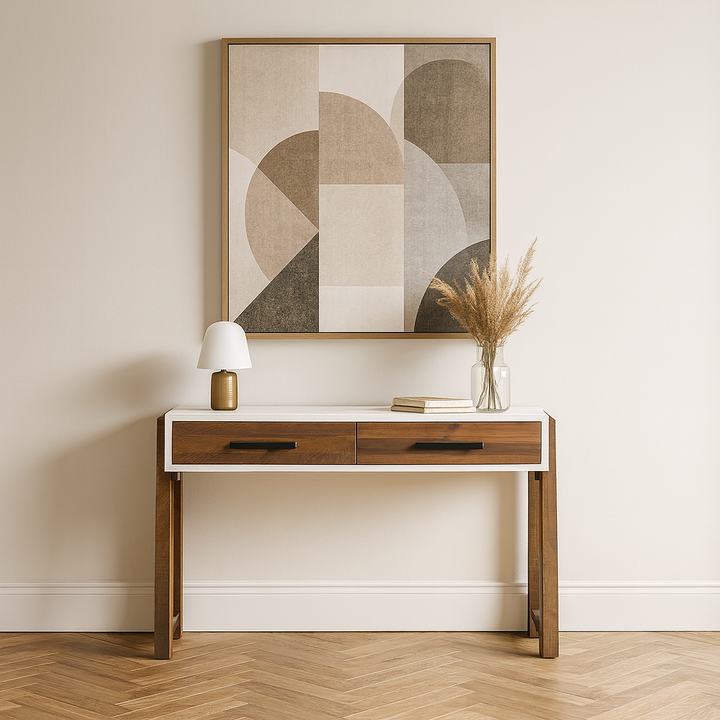 Trinity - Reclaimed Wood Console Table Open