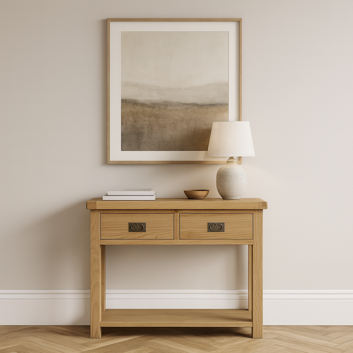 Dewsbury Oak Medium Console Table