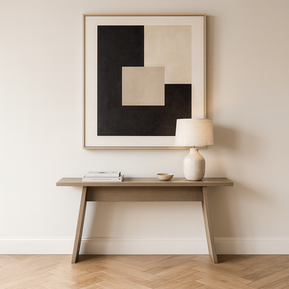 Soluna Living Oak Console Table