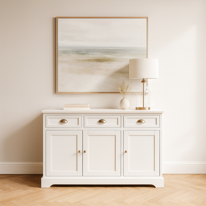 Croft Linen Pine Wood Sideboard
