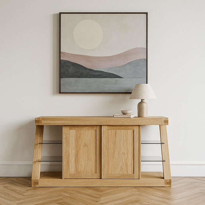 Z Solid Oak Large Sideboard