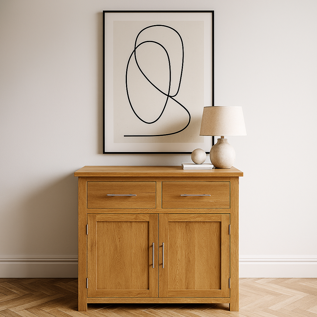 Opus Solid Oak Small Sideboard
