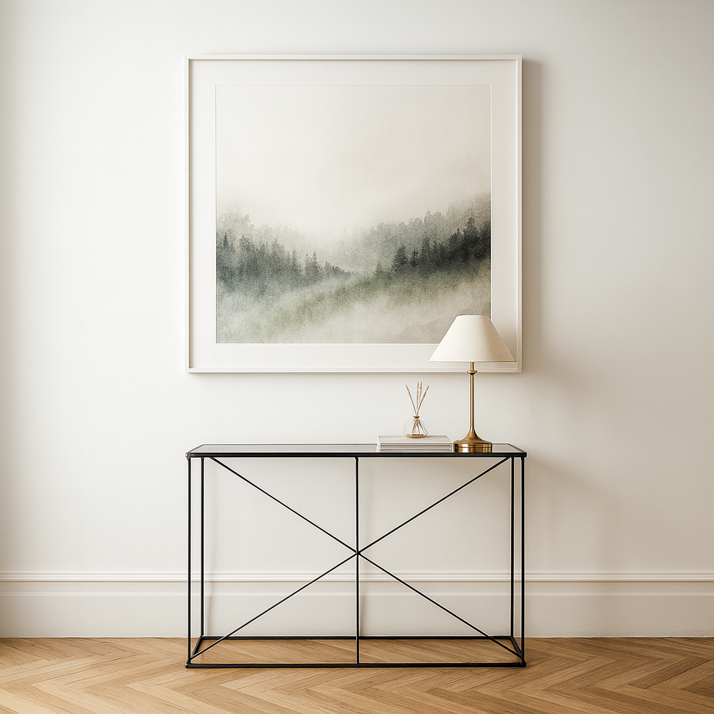Roxy Glass Console Table