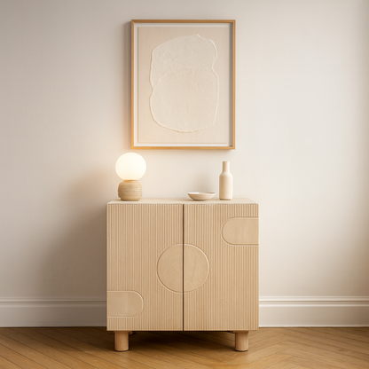 Austin Solid Mango Wood Small Sideboard