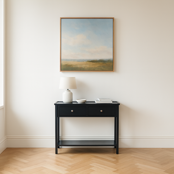 Chelmsford Pine Wood 2 Drawer Console Table