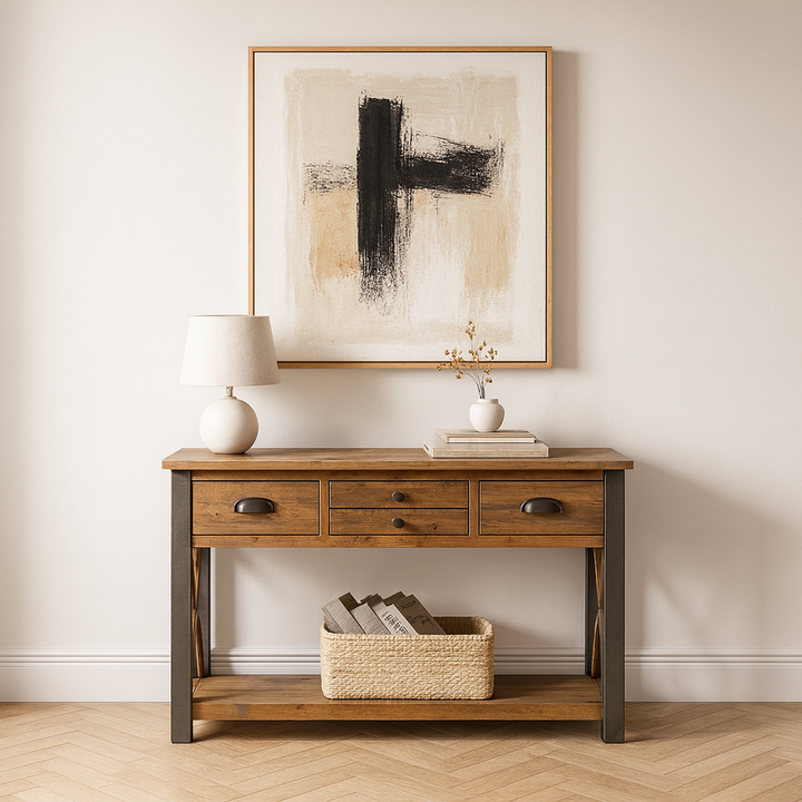 Urban Elegance - Reclaimed Wood Console Table