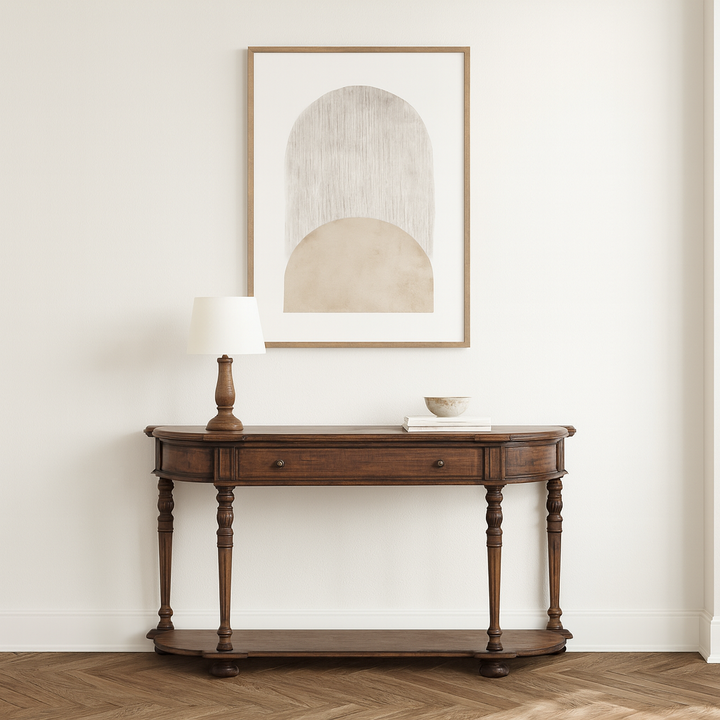 Arbouré Rustic White Cedar 151cm Console Table
