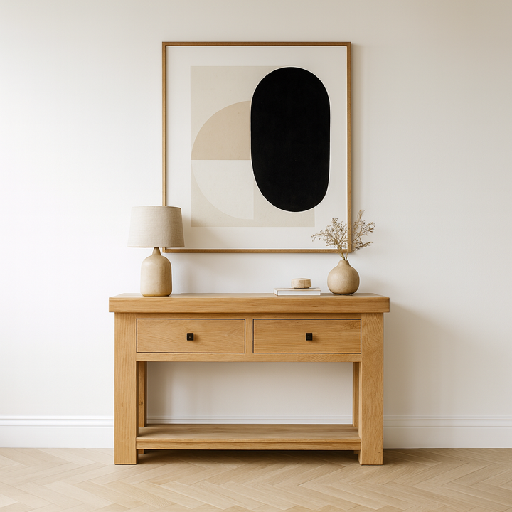 Bordeaux Solid Oak Console Table