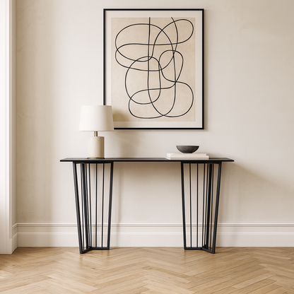Abington Glass Console Table