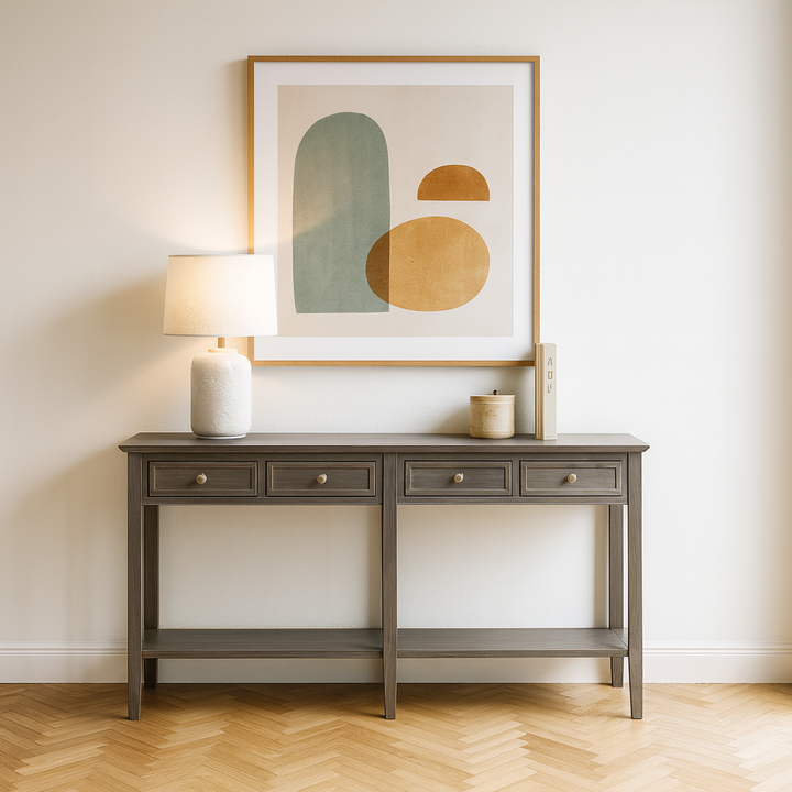 Serene Four Drawer Console Table
