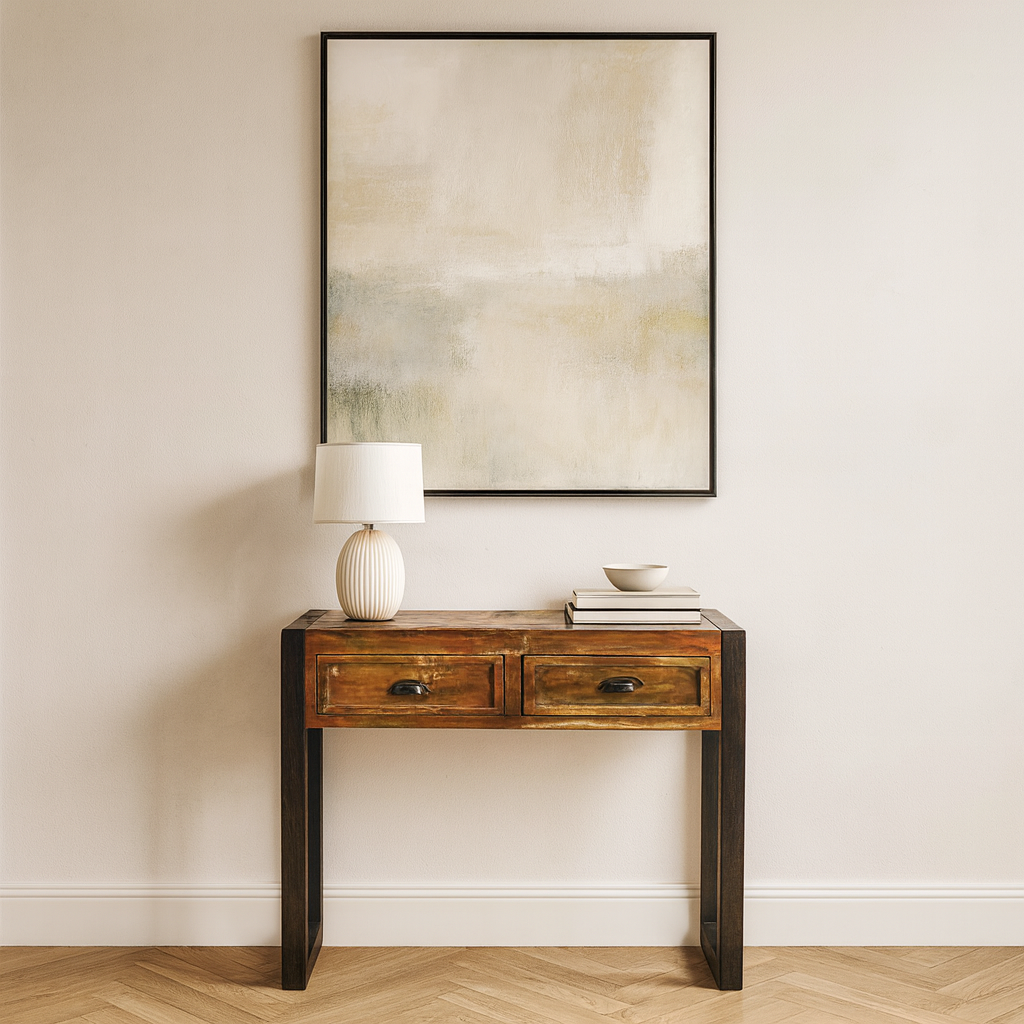Urban Chic Reclaimed Wood Console Table