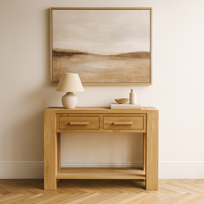 Trend Solid Oak Console Table