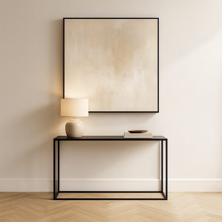 Fern Black Console Table