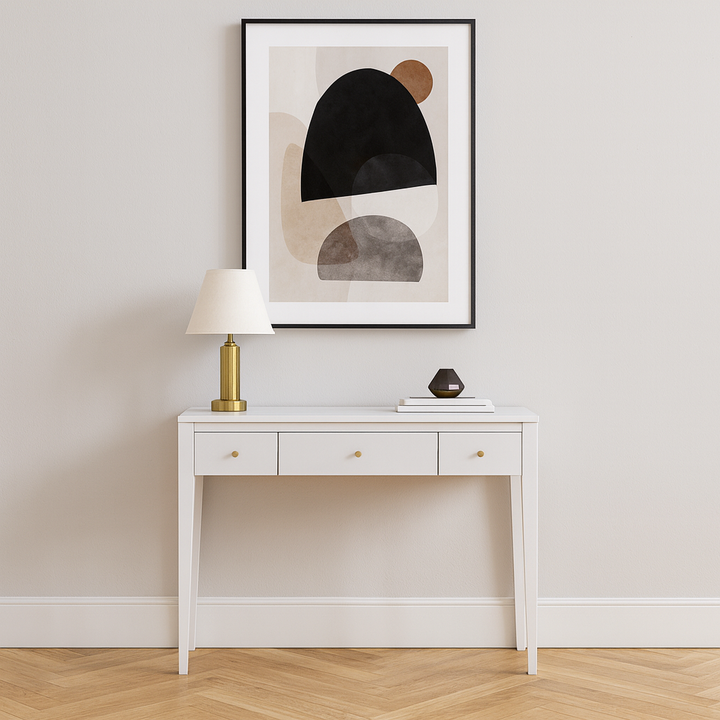 Elcott 3 Drawer Console Table