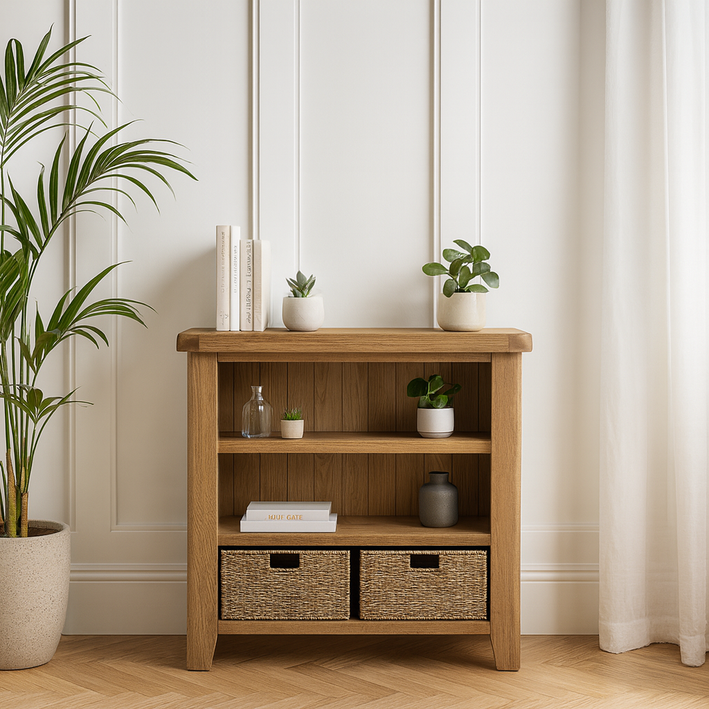 Eaton Country Oak Small Bookcase