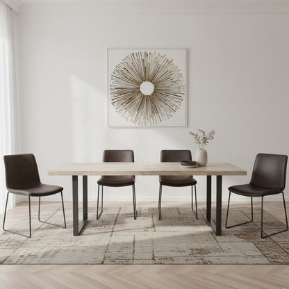 Marca 2.2m Acacia Wood Dining Table