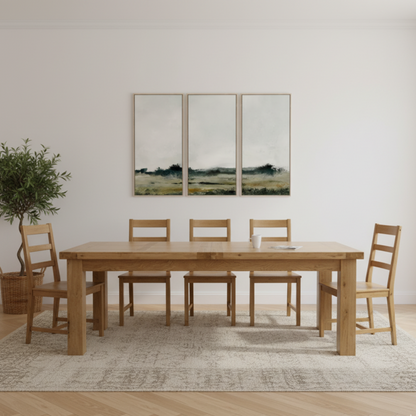 Deluxe Large 8-14 Seater Extendable Oak Dining Table