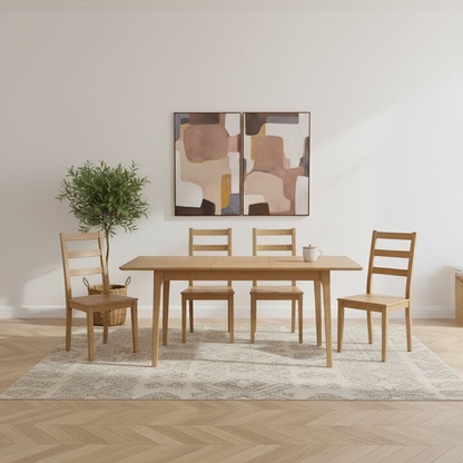 Oakmere 1.6m Extendable Oak Dining Table