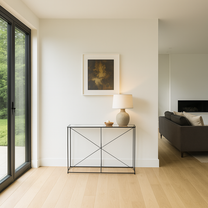 Roxy Glass Console Table