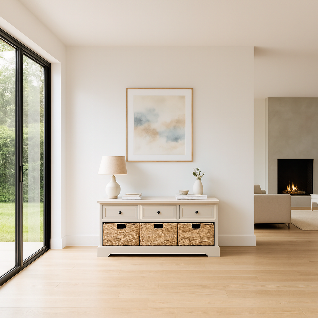 Devonshire Putty Pine Wood Sideboard
