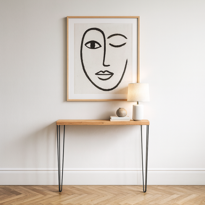 Brookleigh Rustic Pine 92cm Hall Console Table