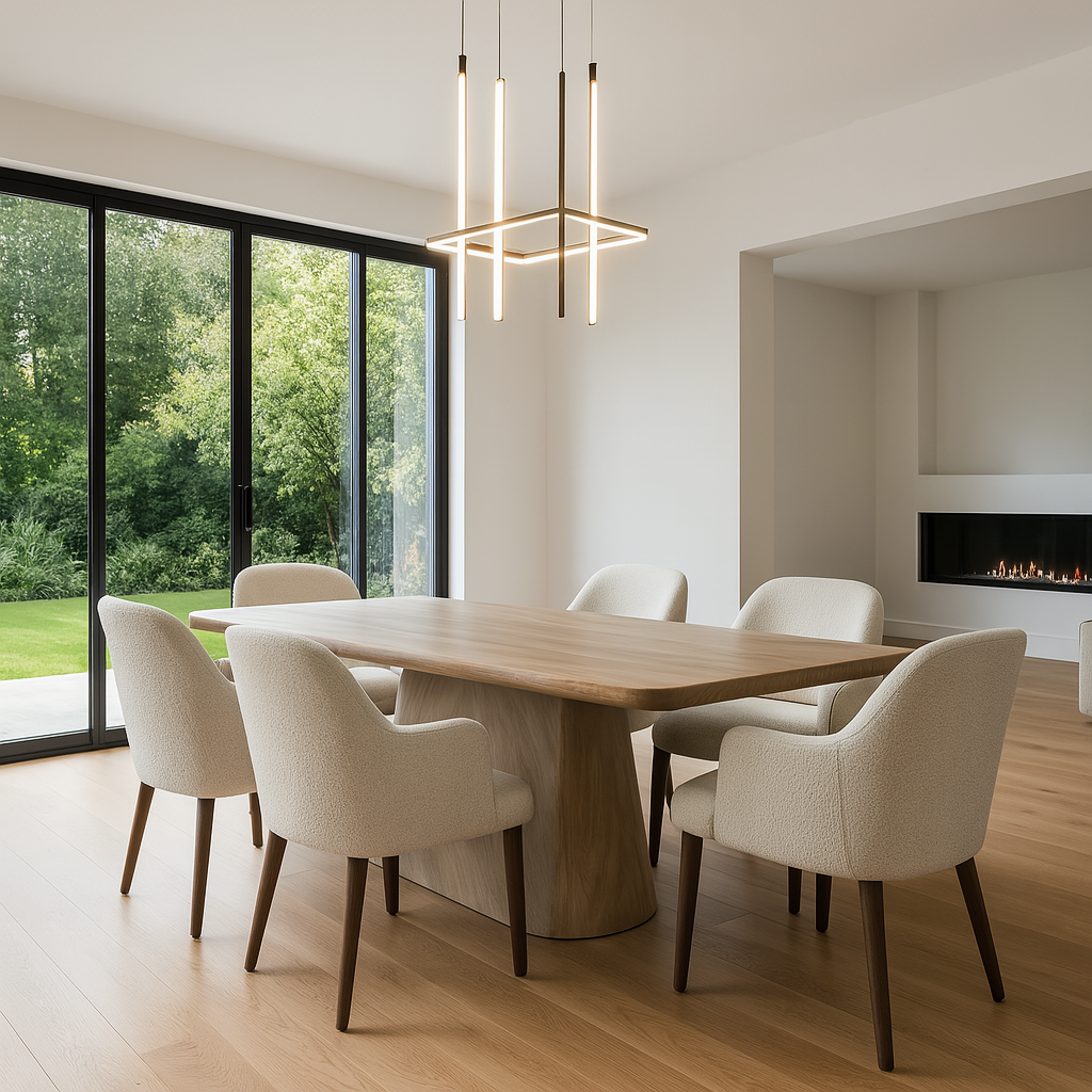 Arena 2m Acacia Wood Dining table