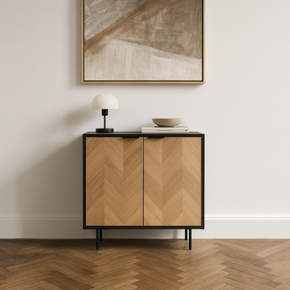 Hailee Pine Wood 2 Door Sideboard