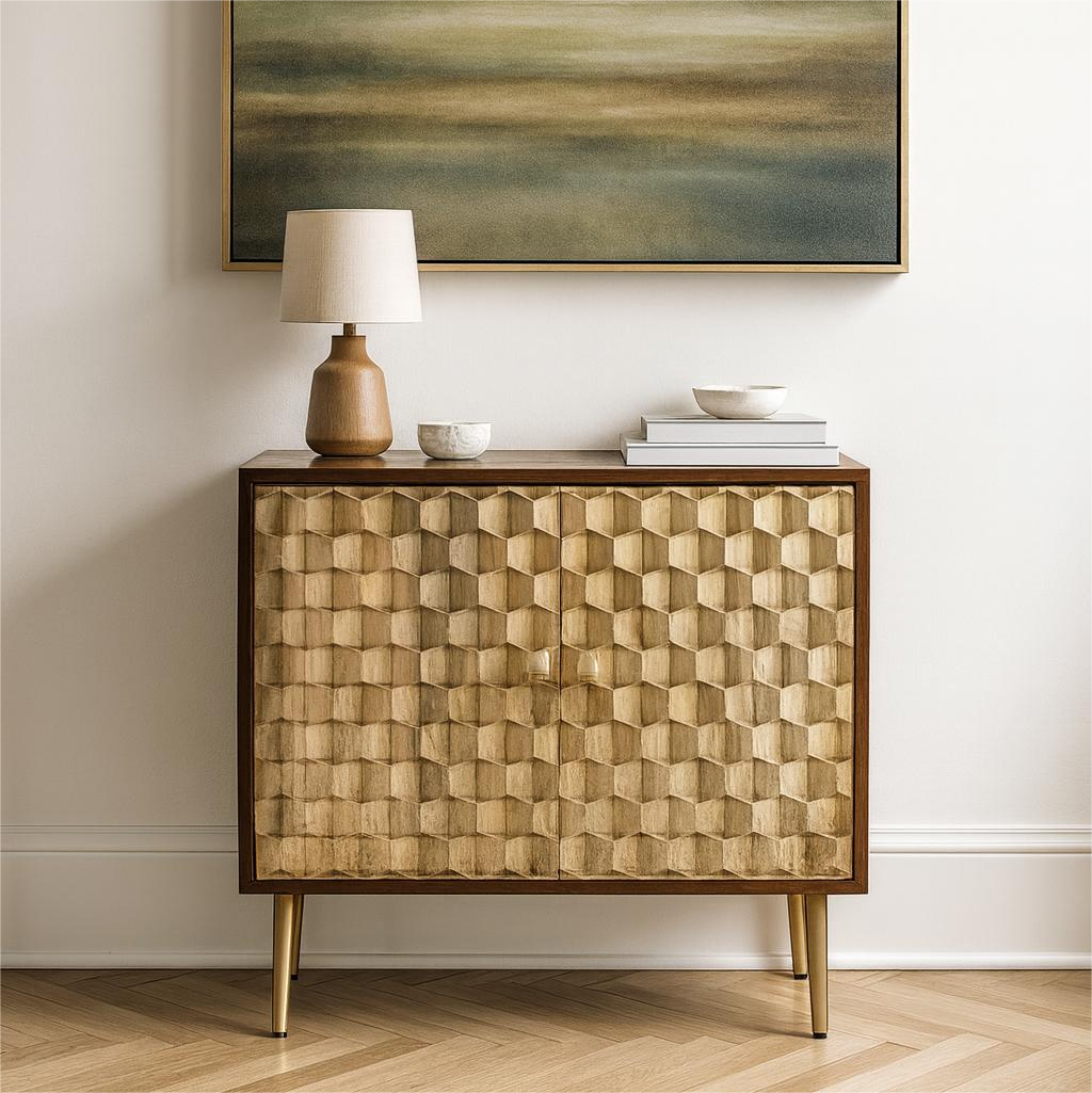 Oren Small Solid Mango Sideboard