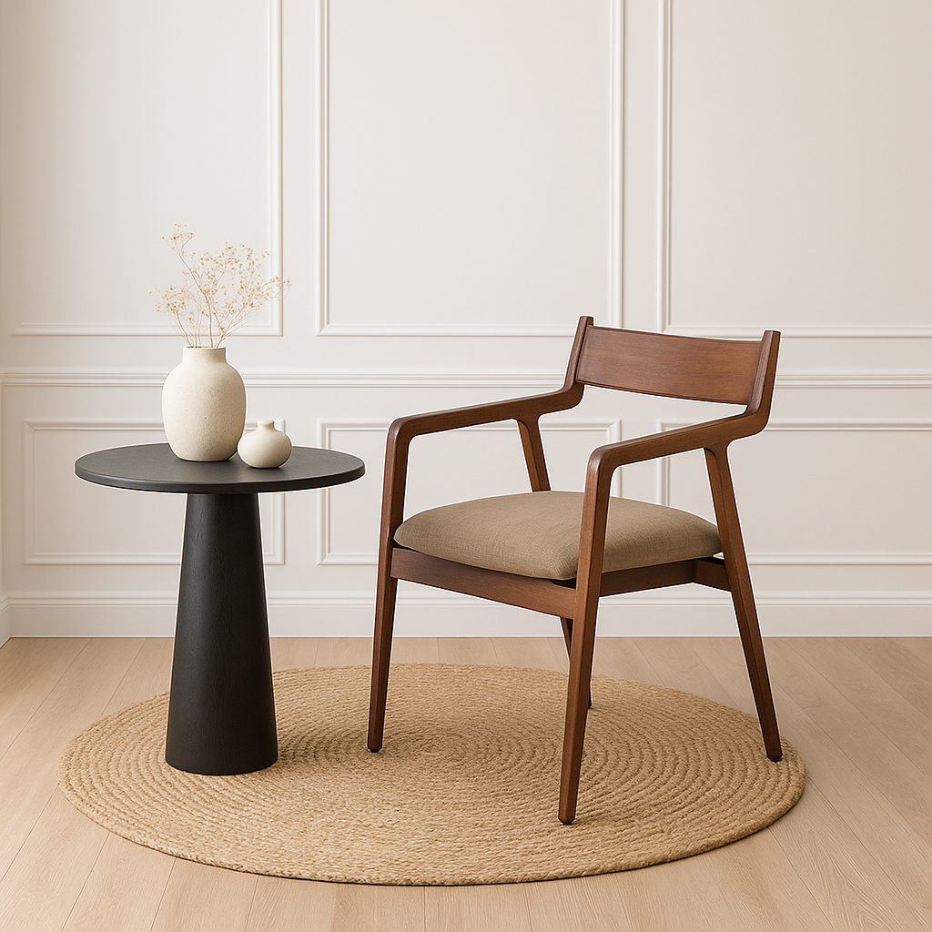 Monterey Mango Wood Upholstered Dining Chair (Set of 2)