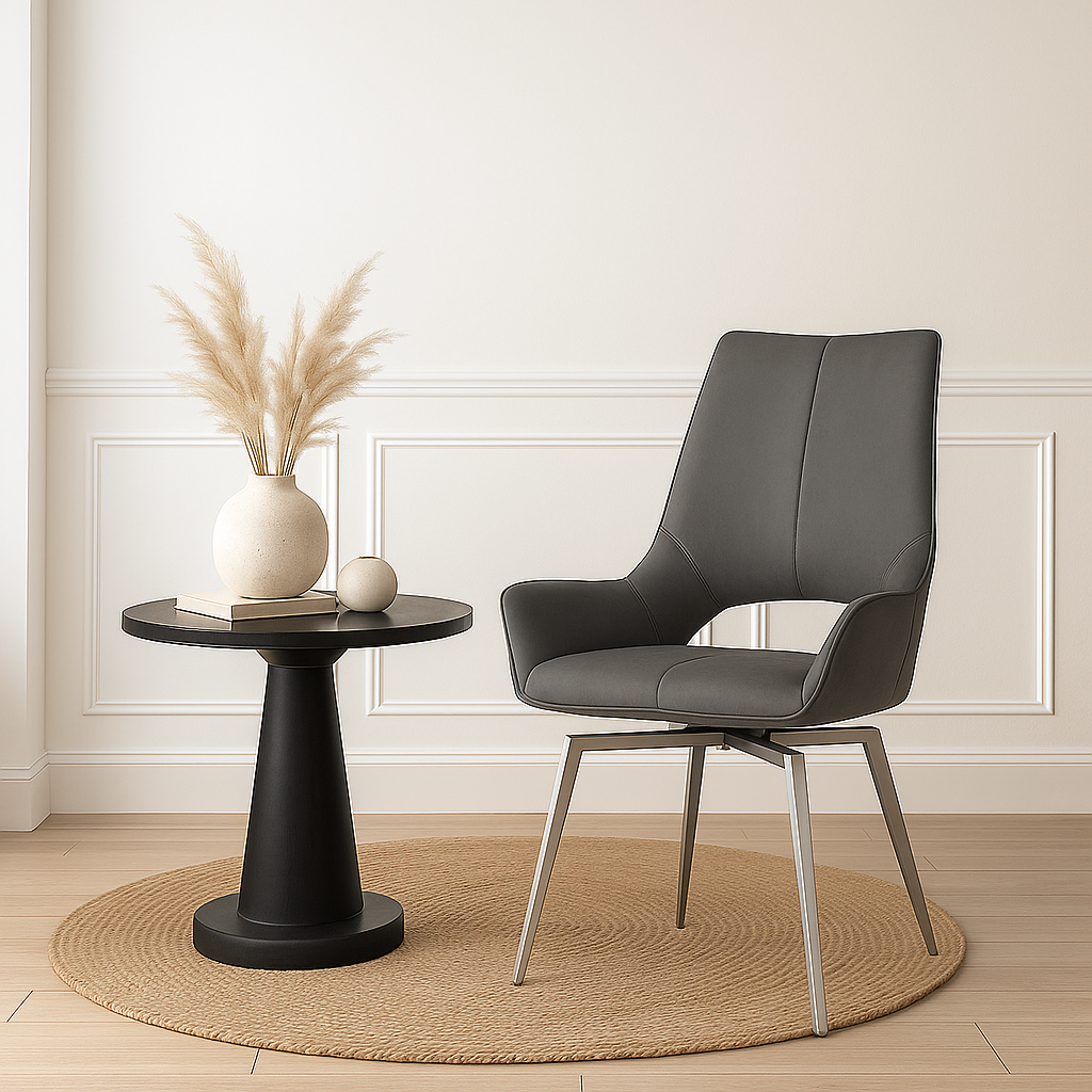 Sprung Swivel Dining Chair
