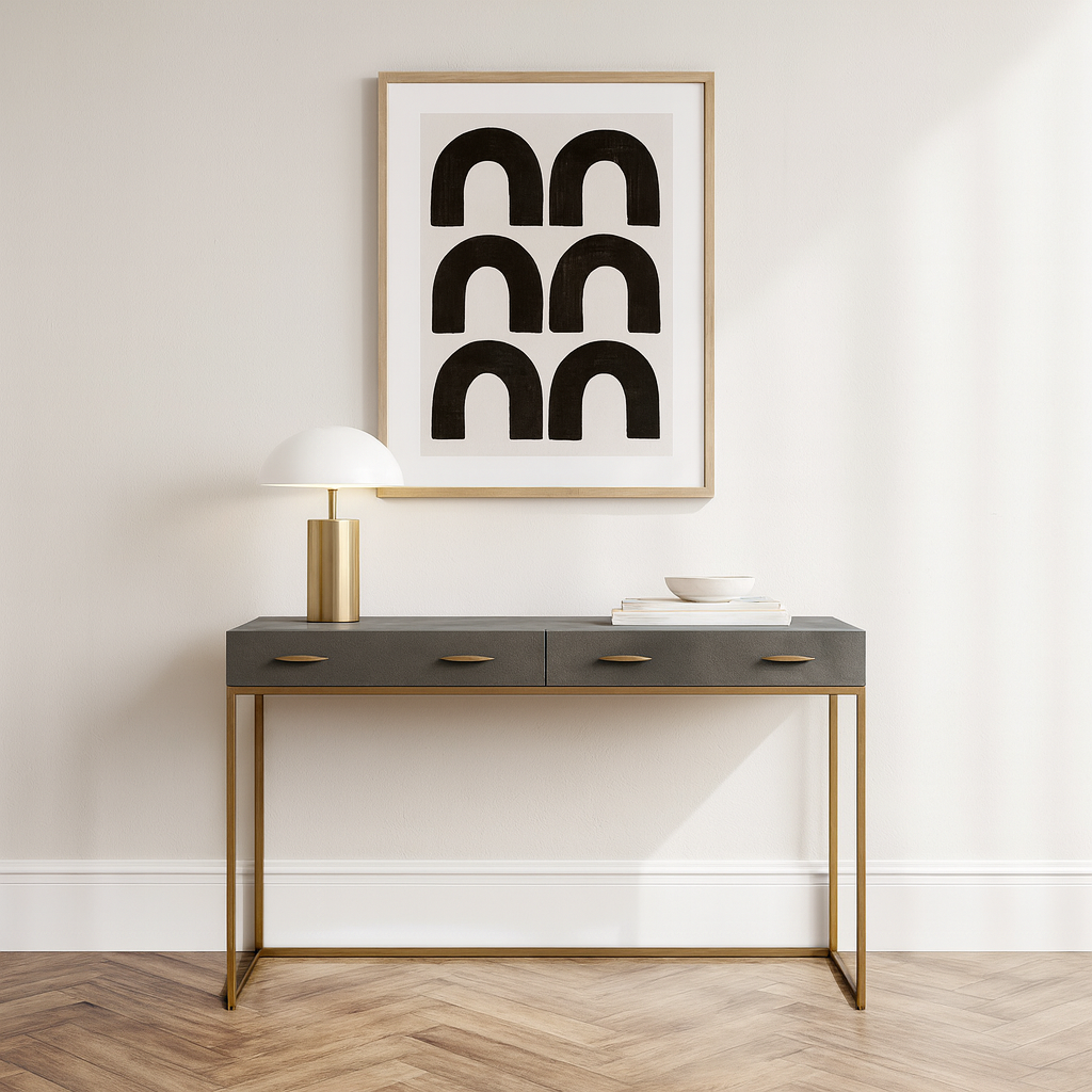 Looma Shagreen Console Table