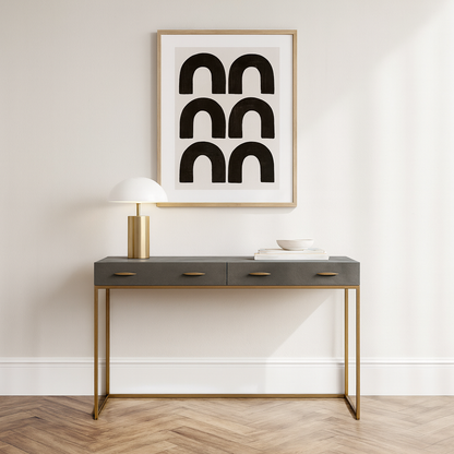Looma Shagreen Console Table