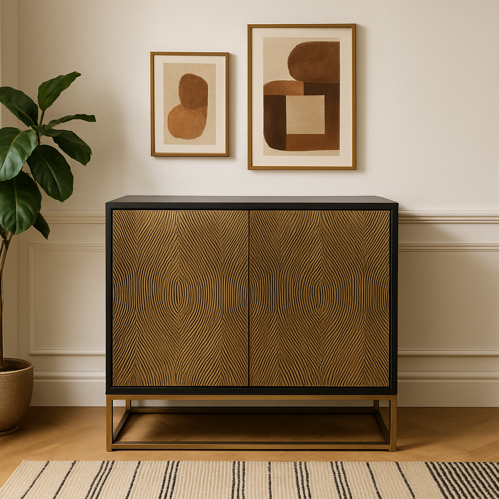 Izabella Embossed 2 Door Sideboard