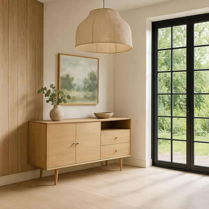 Arlo Oak Large Sideboard
