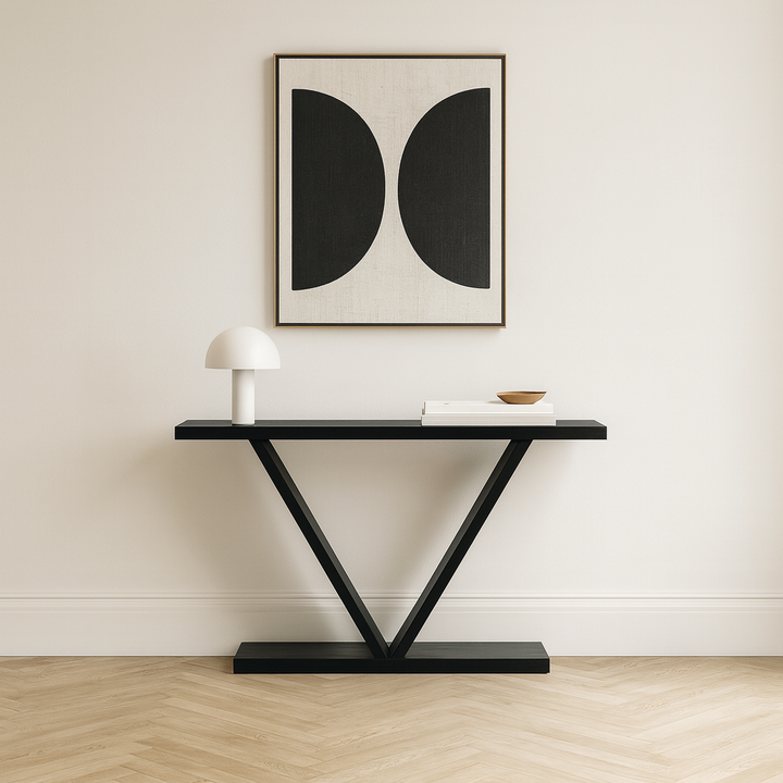 Solis Black Console Table
